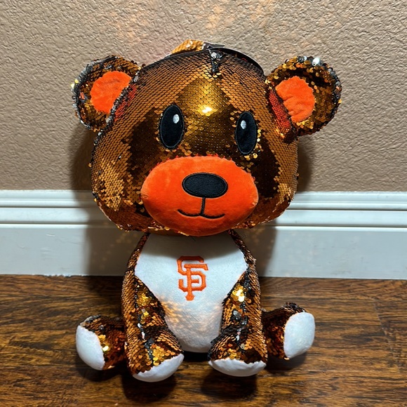NWT San Francisco Giants FOCO Plush Sequin Bear - Picture 1 of 8